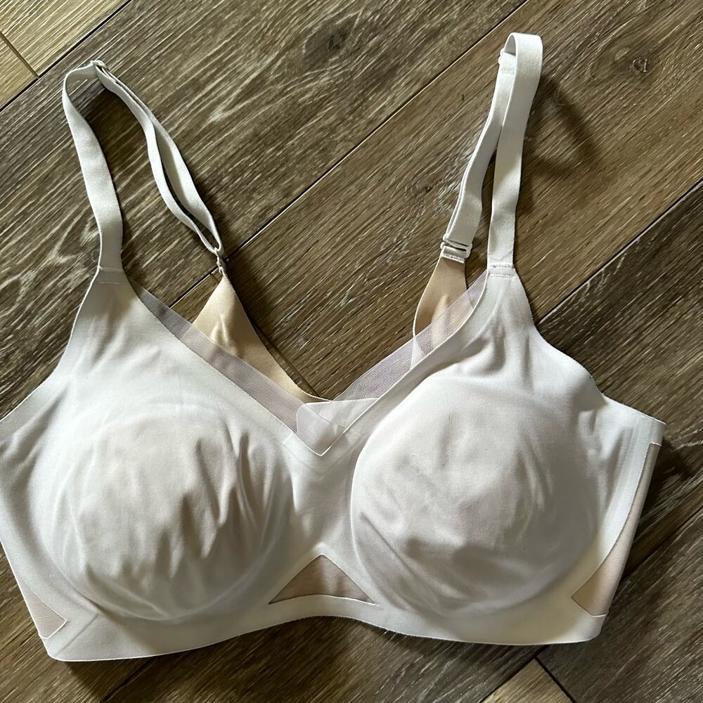 Honeylove nude crossover no wire bra XL